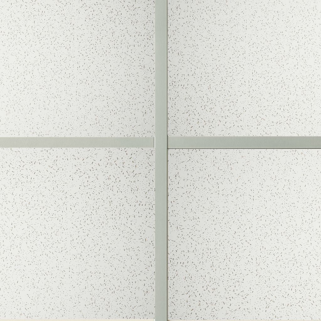 Fine Fissured Acoustic 600mm x 600mm Suspended Ceiling Tiles (Box of 10)