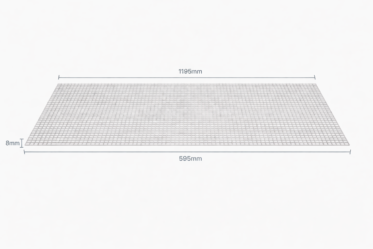 1200 x 600mm White Eggcrate Louvre – Ventilation Grille